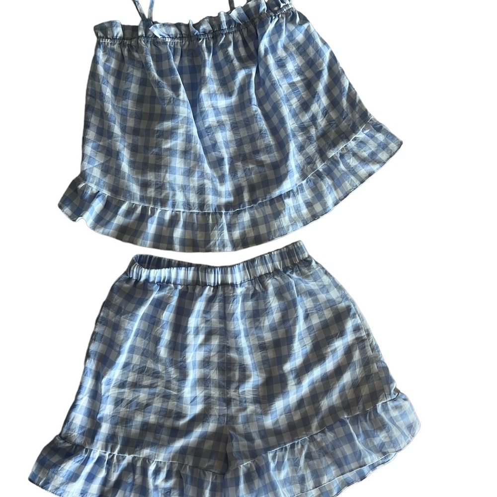 Otto sleep/ lounge wear, size M, blue/white check,